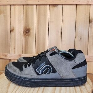 Five Ten Freerider Shoes Mens Size 12 Gray Suede Cycling Sneakers Stealth Rubber